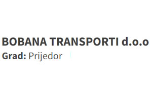 Bobana Transporti - Prijedor