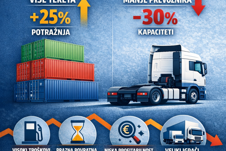 više tereta manje zarade